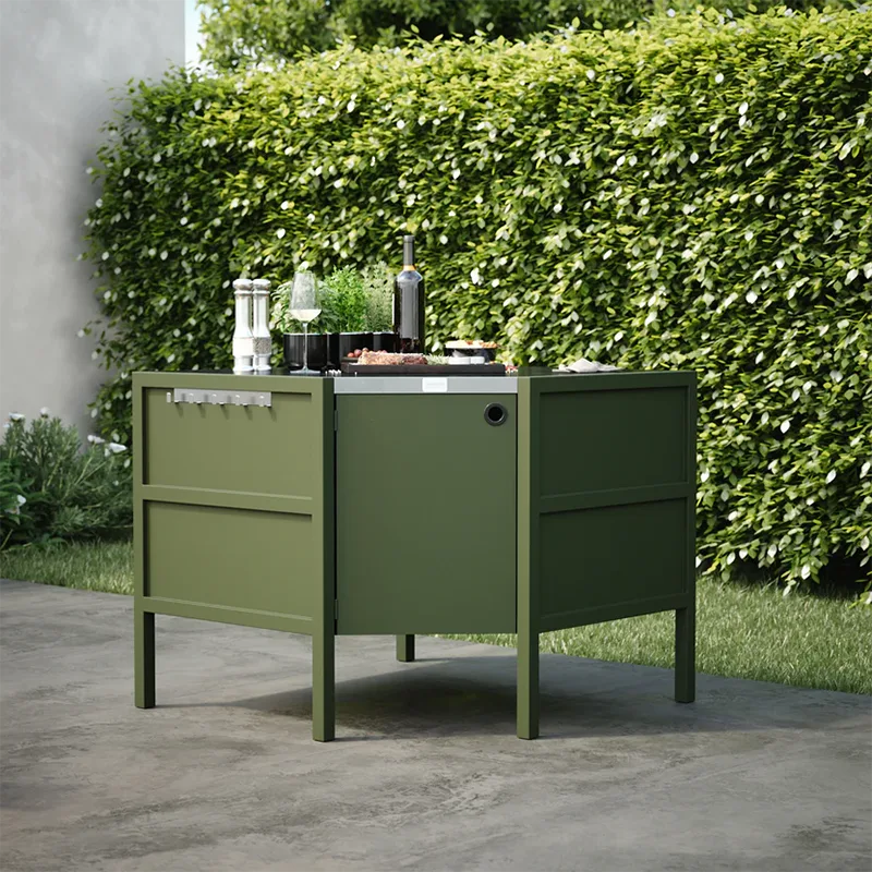 Outdoor Free-Standing Corner Cabinet Outdoor Free-Standing Corner Cabinet