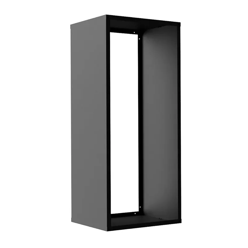 Utomhus lättmonterad modern vedförvaring