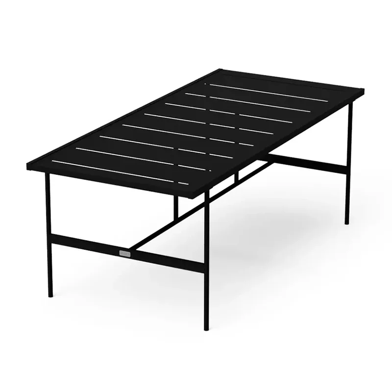 Rektangulärt matbord utomhus